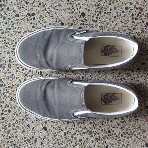 Gray Vans in good condition